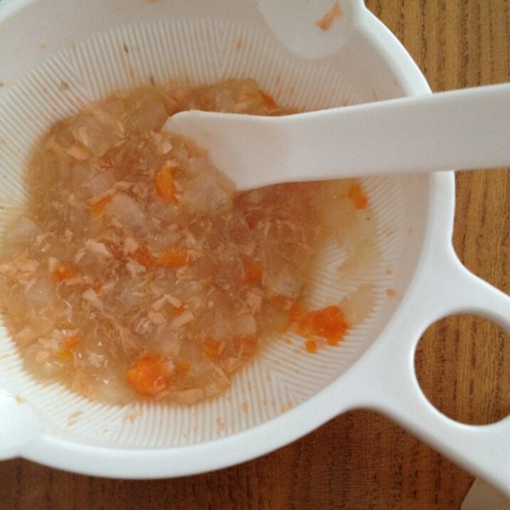 離乳食中期の大根と鮭のあんかけ レシピ 作り方 By Accra 楽天レシピ 離乳食中期の大根と鮭のあんかけ レシピ 作り方 By Accra 楽天レシピ